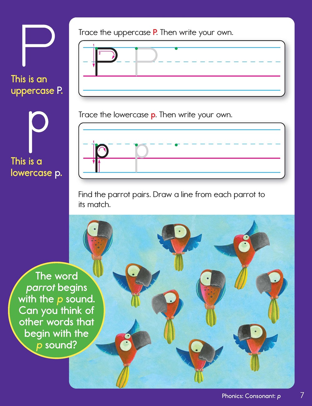 Kindergarten Phonics and Spelling Learning Fun Workbook