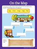 Kindergarten Phonics and Spelling Learning Fun Workbook