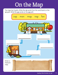 Kindergarten Phonics and Spelling Learning Fun Workbook