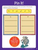 Kindergarten Phonics and Spelling Learning Fun Workbook