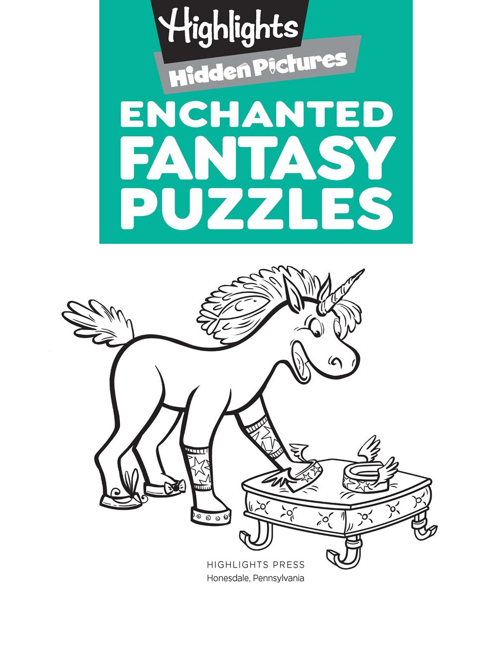 Enchanted Fantasy Puzzles: Find Over 1,800 Hidden Objects within this Fairy Tale Puzzle Book with Dragons, Fairies and Magical Creatures (Highlights Hidden Pictures)