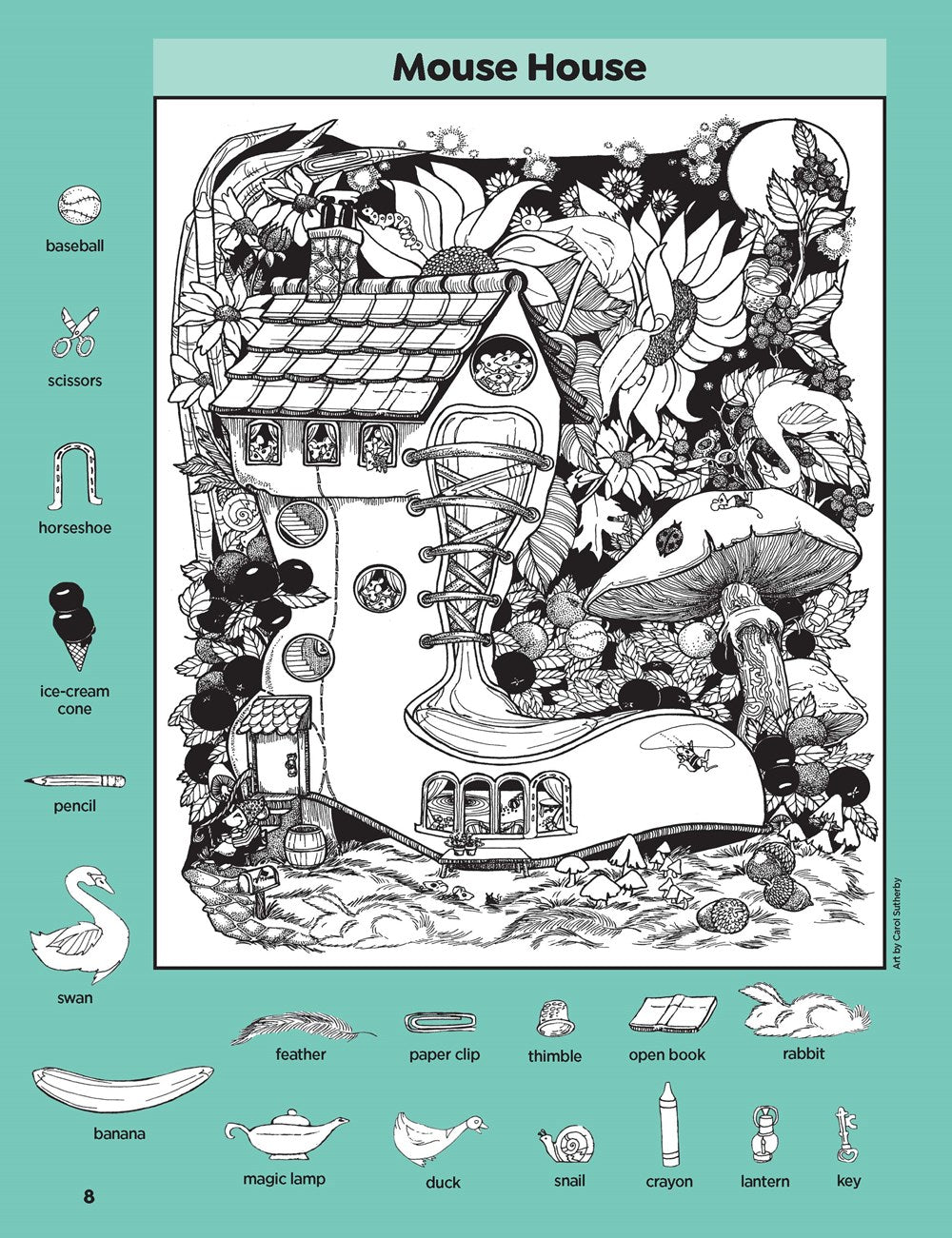 Enchanted Fantasy Puzzles: Find Over 1,800 Hidden Objects within this Fairy Tale Puzzle Book with Dragons, Fairies and Magical Creatures (Highlights Hidden Pictures)