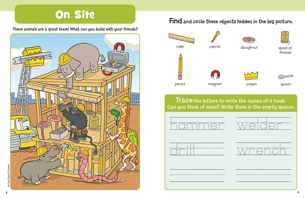 Write-On Wipe-Off My First Construction Site