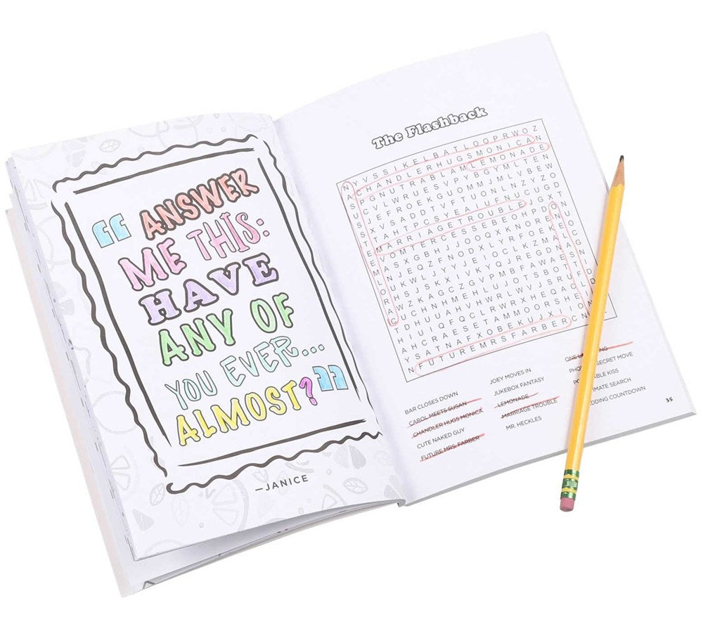 Friends Word Search, Quips, Quotes, and Coloring Book (Coloring Book & Word Search)