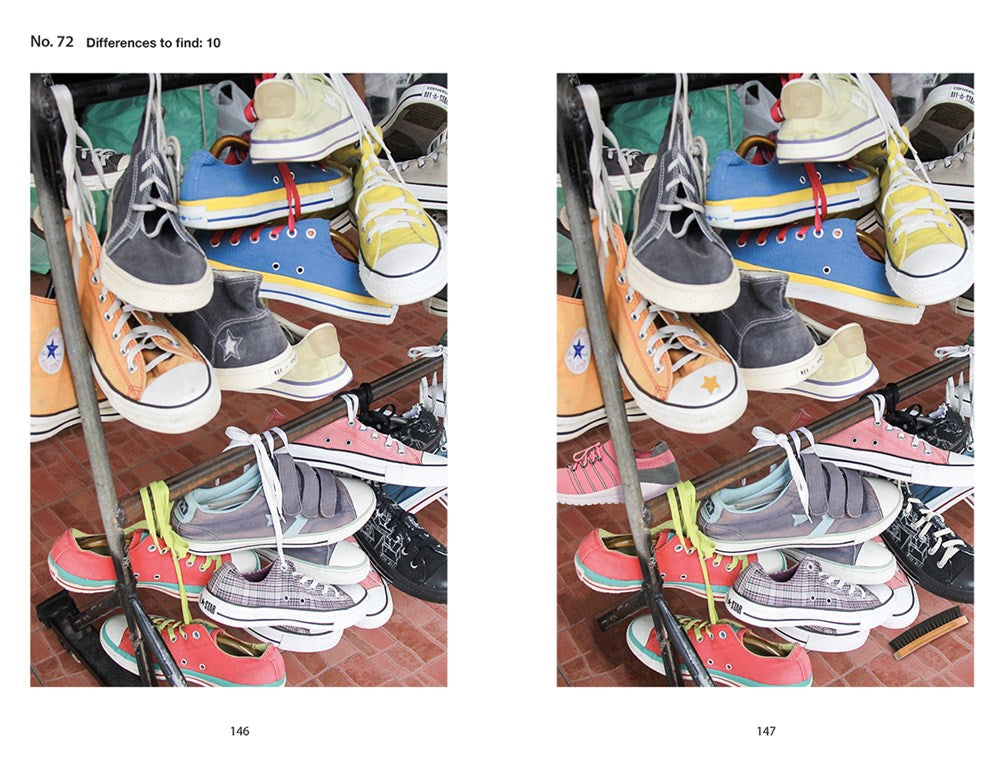 Picture Puzzles: Spot the Difference: More Than 1,000 Differences to Find! Adult Puzzle Book Includes Spiral Bound / Lay Flat Design (Brain Busters)