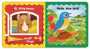 Tuffy John Deere Kids Hello, Farm! - Washable, Chewable, Unrippable Pages With Hole For Stroller Or Toy Ring, Teether Tough (A Tuffy Book)