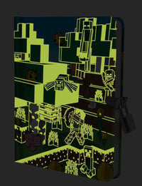 Minecraft: Mobs Glow-in-the-Dark Lock & Key Diary (Gaming)