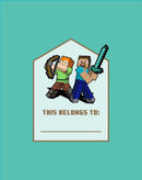Minecraft: Mobs Glow-in-the-Dark Lock & Key Diary (Gaming)