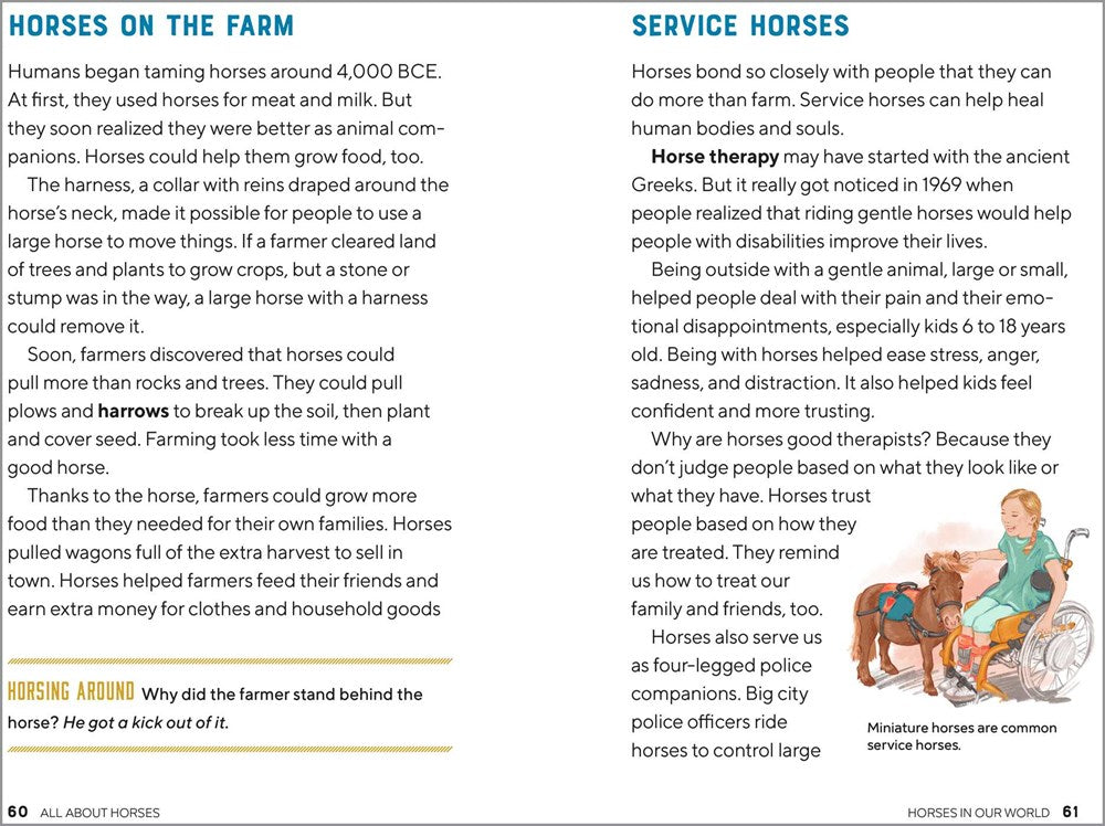 All About Horses: A Kid's Guide to Breeds, Care, Riding, and More!