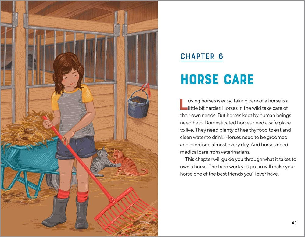 All About Horses: A Kid's Guide to Breeds, Care, Riding, and More!