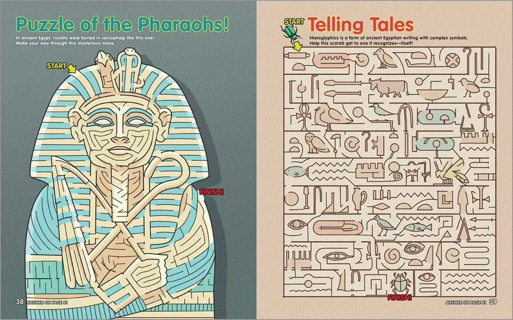 Challenging Mazes for Kids: 75 Full-Color Mazes Including FInd-the-Item and 3-D Fun!