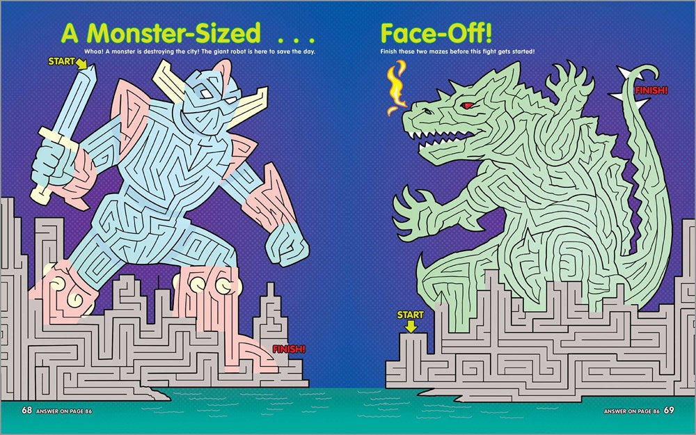Challenging Mazes for Kids: 75 Full-Color Mazes Including FInd-the-Item and 3-D Fun!