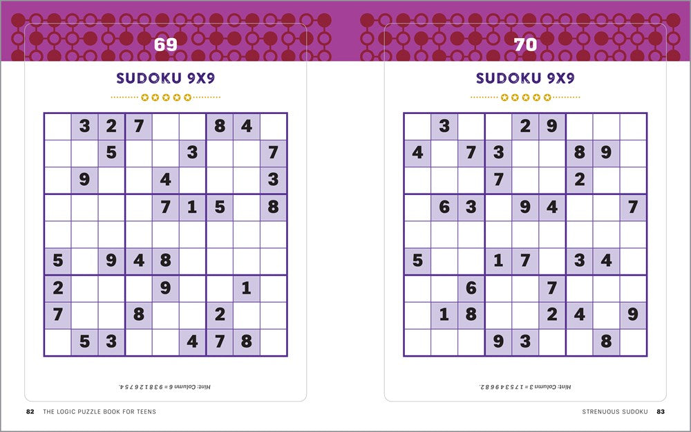 The Logic Puzzle Book for Teens: 100 Challenging Brain Games and Puzzles