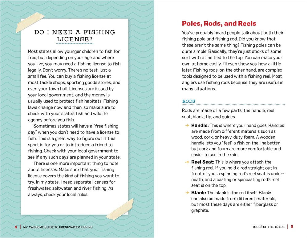 My Awesome Guide to Freshwater Fishing: Essential Techniques and Tools for Kids (My Awesome Field Guide for Kids)