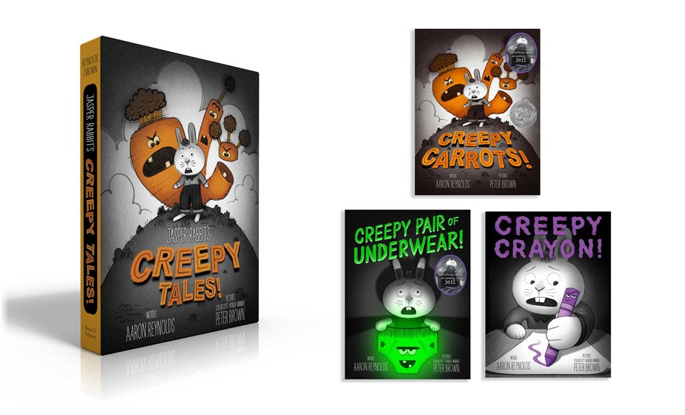 Jasper Rabbit's Creepy Tales! (Picture Book Boxed Set): Creepy Carrots!; Creepy Pair of Underwear!; Creepy Crayon!