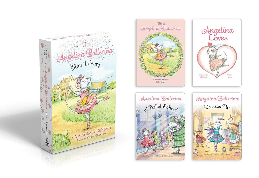 The Angelina Ballerina Mini Library (Boxed Set): Meet Angelina Ballerina; Angelina Loves; Angelina Ballerina at Ballet School; Angelina Ballerina Dresses Up