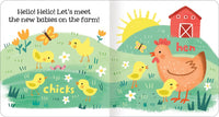 Tuffy Farm Babies Book - Washable, Chewable, Unrippable Pages With Hole For Stroller Or Toy Ring, Teether Tough, Ages 0-3 (A Tuffy Book)