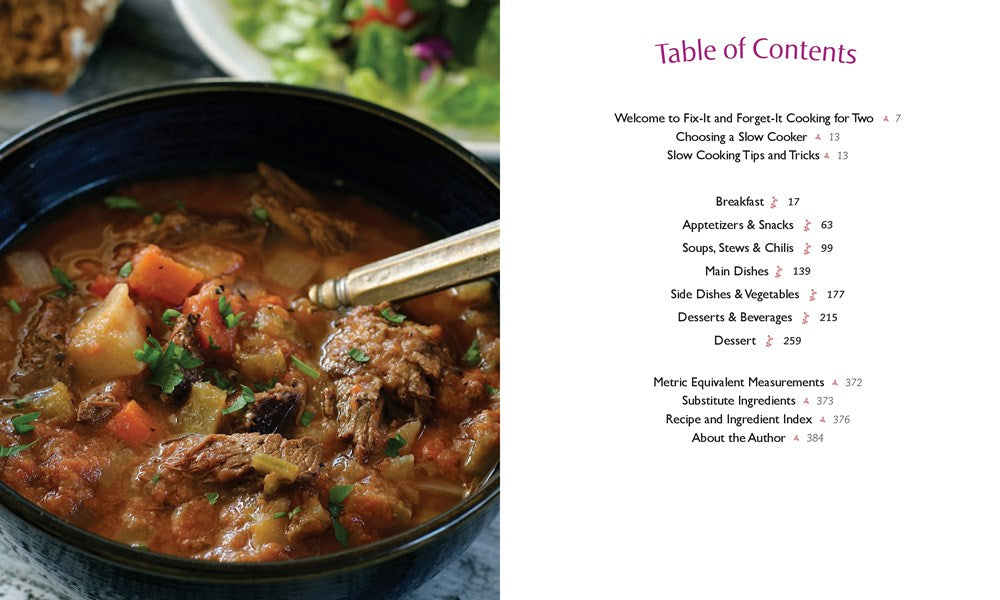 Fix-It and Forget-It Cooking for Two: 150 Small-Batch Slow Cooker Recipes