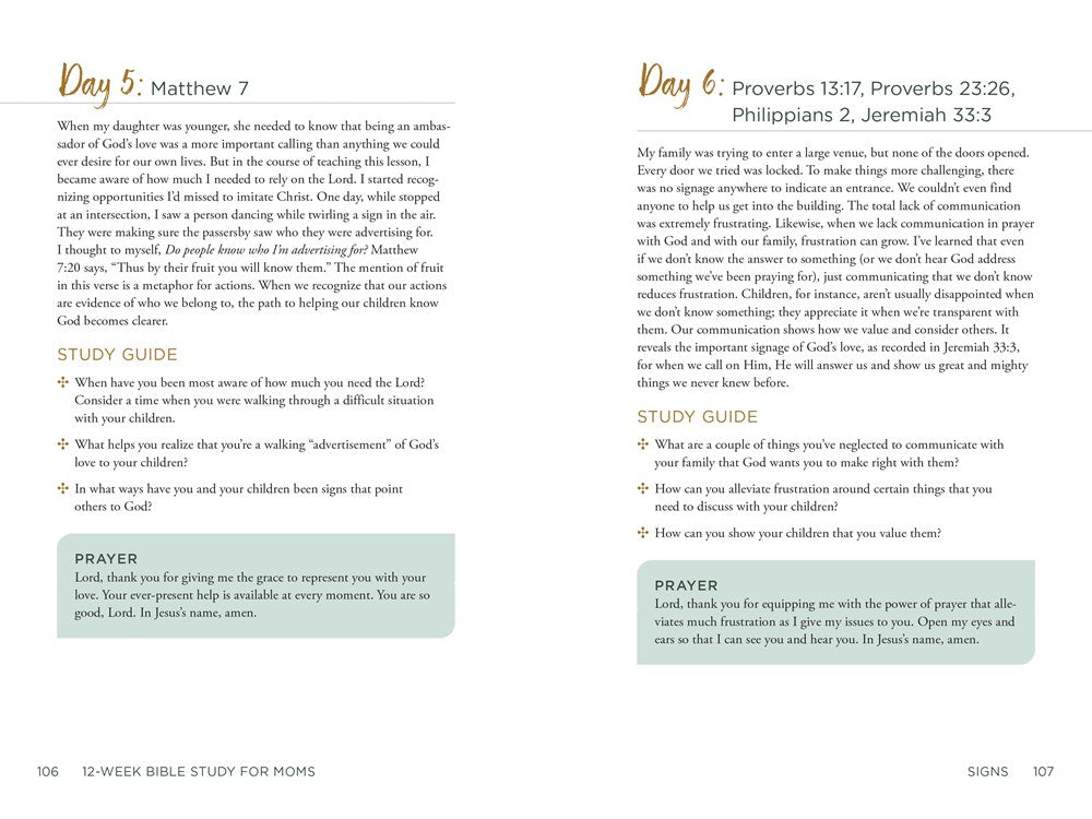 12-Week Bible Study for Moms: A 15-Minute Daily Devotional for Busy Mothers of Faith
