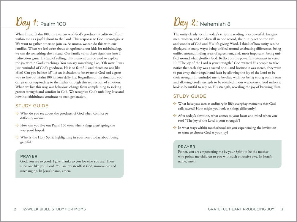 12-Week Bible Study for Moms: A 15-Minute Daily Devotional for Busy Mothers of Faith