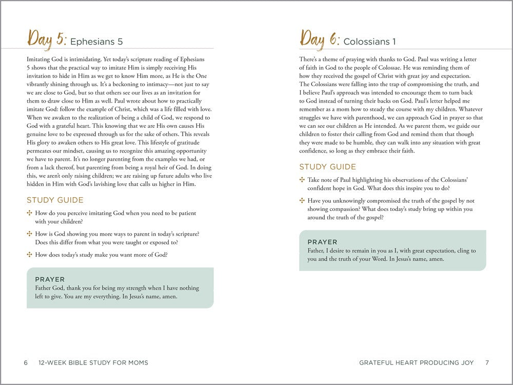 12-Week Bible Study for Moms: A 15-Minute Daily Devotional for Busy Mothers of Faith