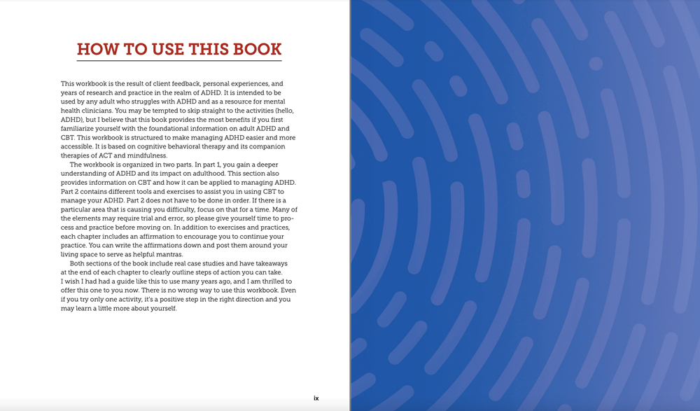 The CBT Workbook for Adult ADHD: Evidence-Based Exercises to Improve Your Focus, Productivity, and Wellbeing