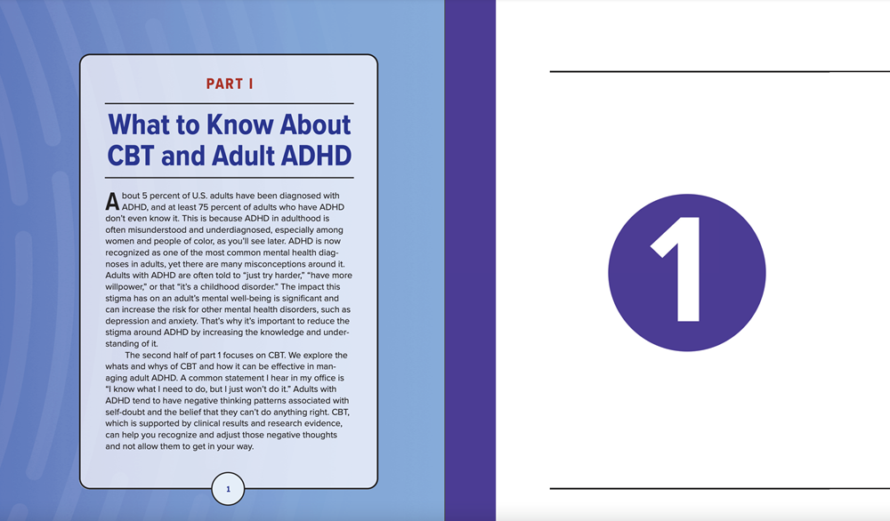 The CBT Workbook for Adult ADHD: Evidence-Based Exercises to Improve Your Focus, Productivity, and Wellbeing