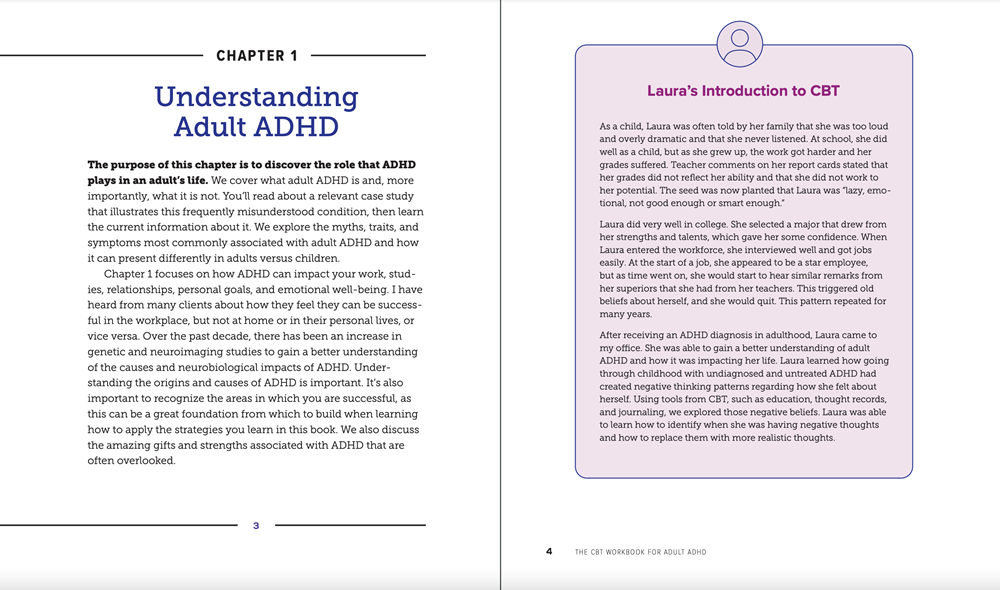 The CBT Workbook for Adult ADHD: Evidence-Based Exercises to Improve Your Focus, Productivity, and Wellbeing