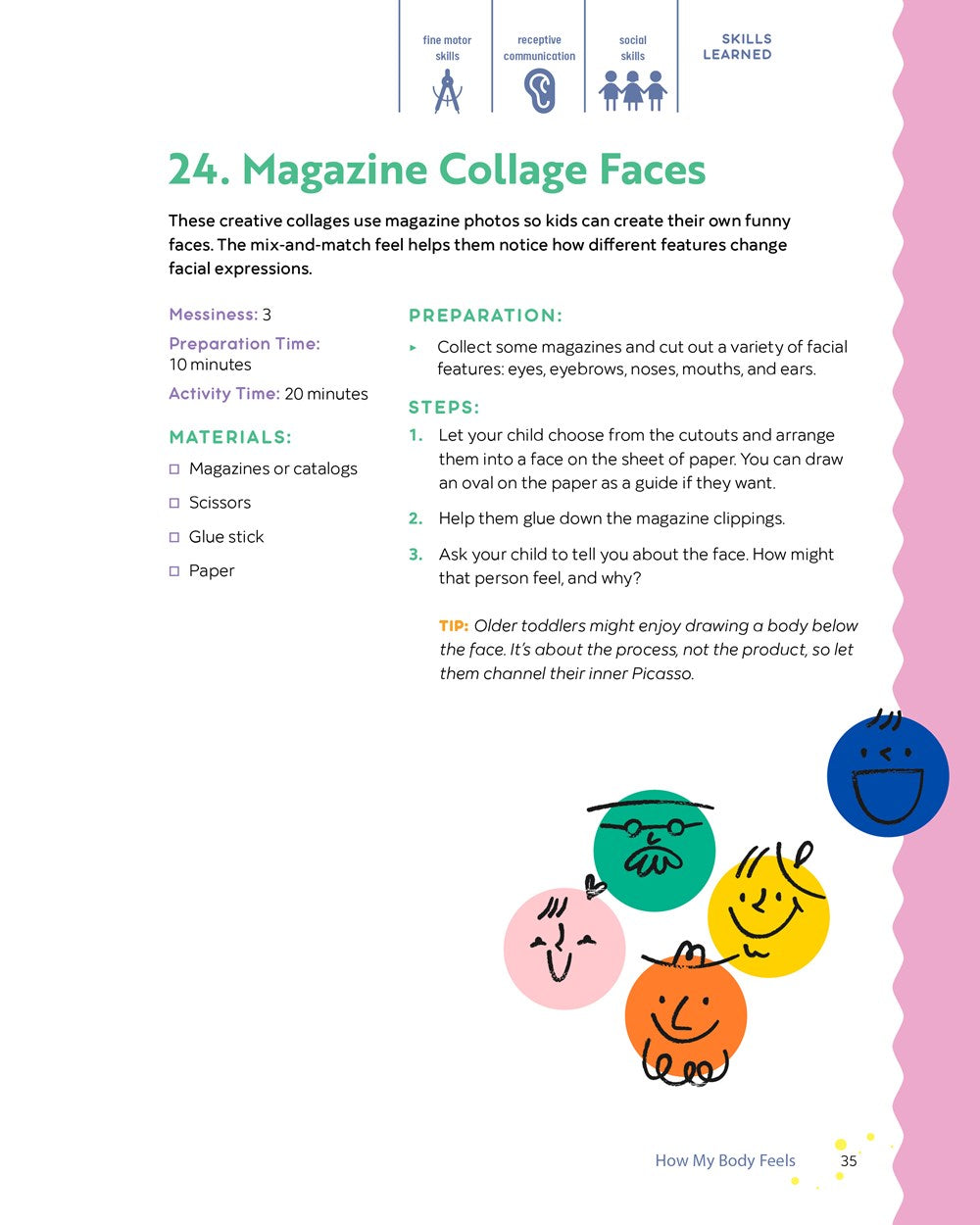 The Feelings Activity Book for Toddlers: 50 Fun Activities to Identify, Understand, and Manage Big Feelings