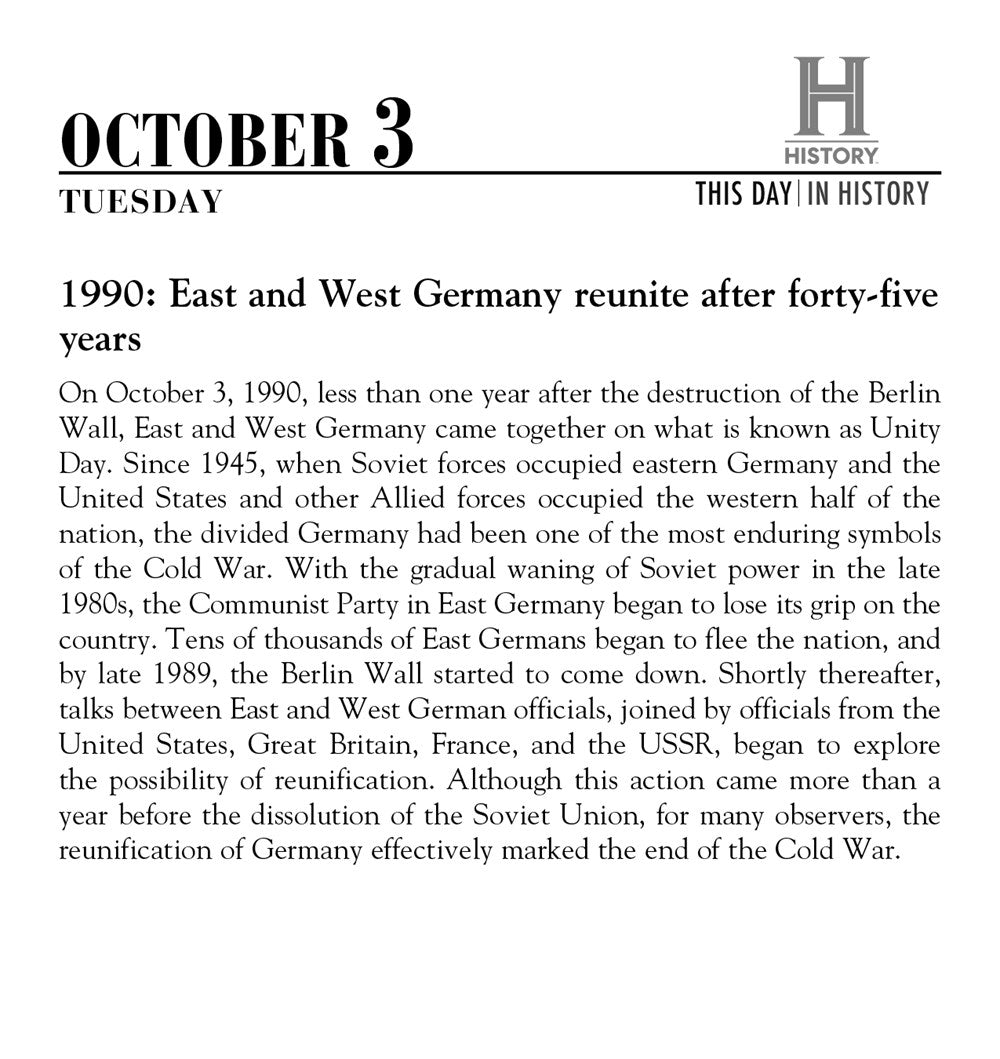 2023 History Channel This Day in History Boxed Calendar