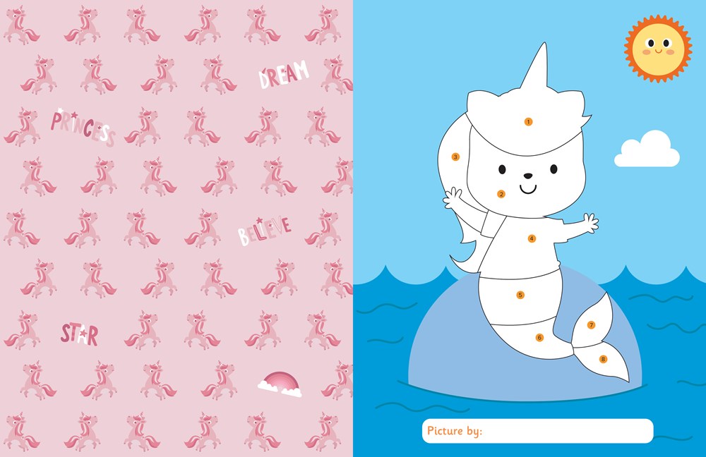 My First Sticker By Numbers: Magical Creatures