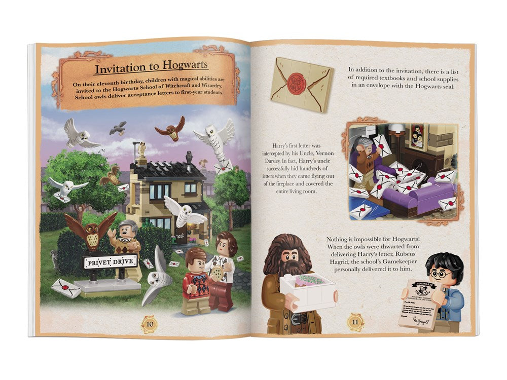 LEGO(r) Harry Potter(tm) Magical Year at Hogwarts: Christmas Activity Book with Fun Facts, Play Scene, Basic Brick Kit, and 3 LEGO(R) Minifigures to Inspire Imagination and Creativity!