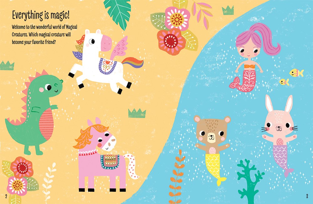 My Sticker Dress-Up: Magical Creatures: Reusable Sticker Activity Book for Endless Creative Play!