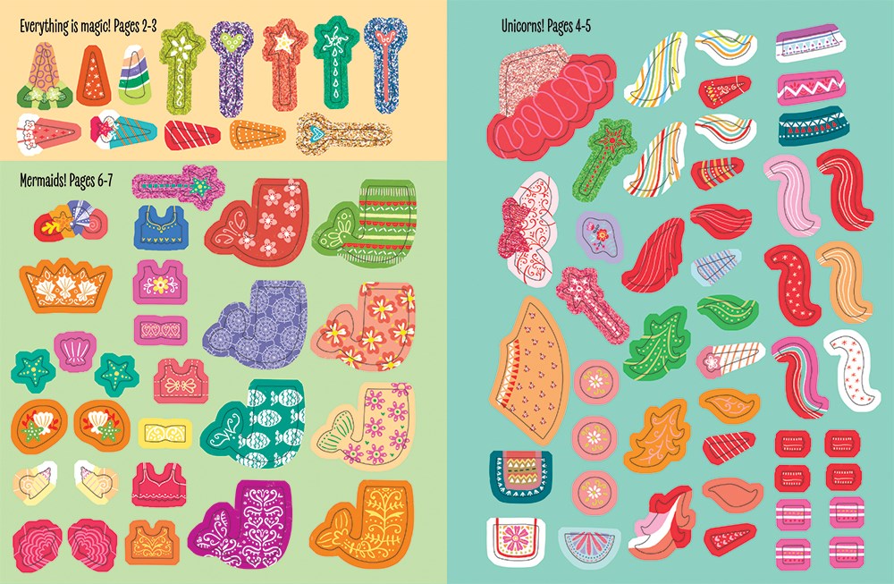 My Sticker Dress-Up: Magical Creatures: Reusable Sticker Activity Book for Endless Creative Play!