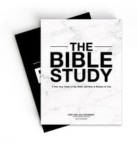 The Bible Study: A One-Year Study of the Bible and How It Relates to You (2-Volume Set Including the Old & New Testaments with Discussion Questions ... Study Guide; early Christmas gift ideas)