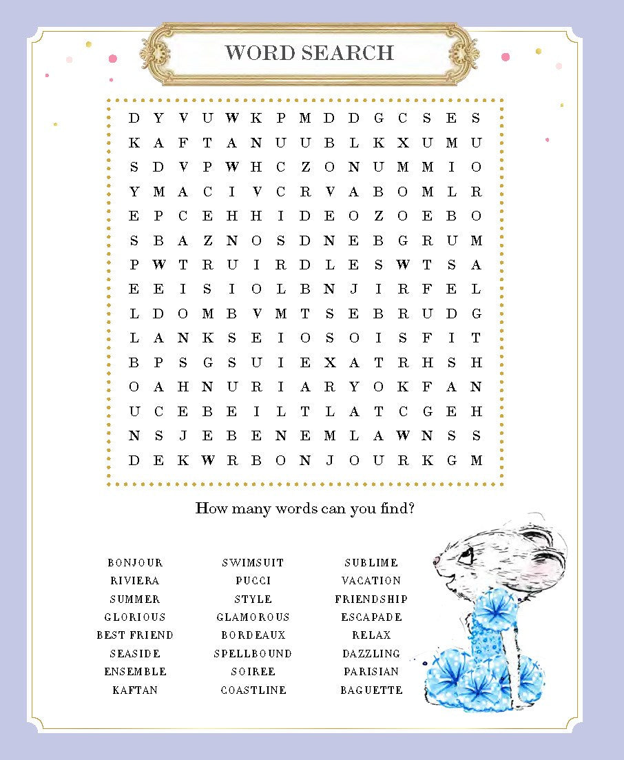 Claris: A Très Chic Activity Book Volume #1