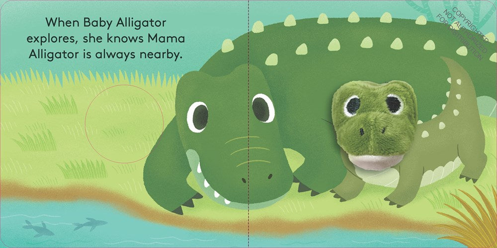 Baby Alligator: Finger Puppet Book