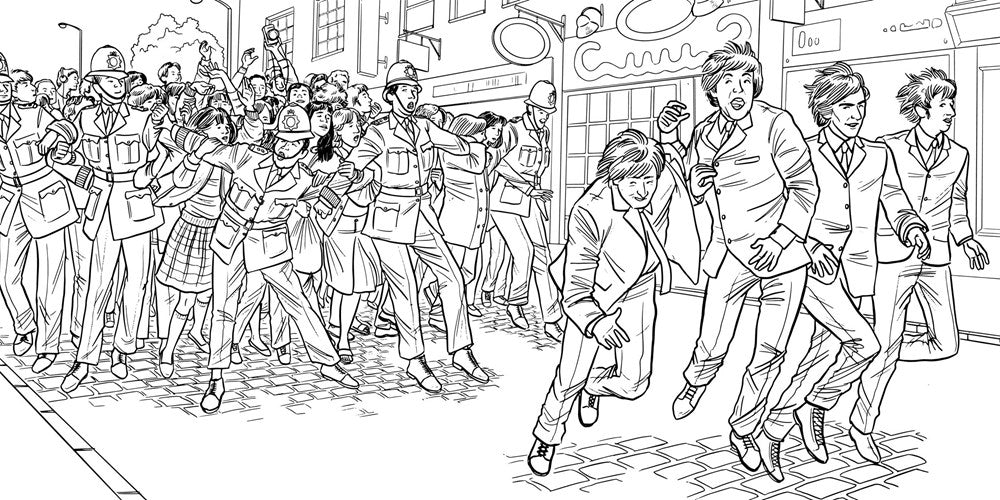 The Beatles Coloring Book-Adult Coloring Book: Join the Fab Four on a Magical Mystery Coloring Tour!