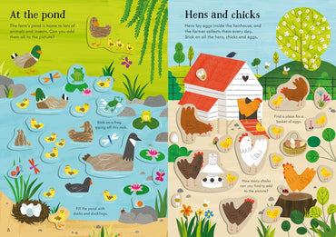 Little First Stickers Farm: A Fun and Bestselling Sticker Activity Book with Cows, Sheep, and Chickens