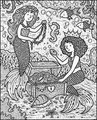 Mermaids Magic Painting Book: An Interactive No-Mess Magic Painting Activity Book for Kids, with Mermaids, Dolphins, and Beach Scenes
