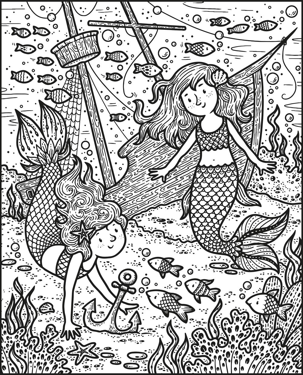 Mermaids Magic Painting Book: An Interactive No-Mess Magic Painting Activity Book for Kids, with Mermaids, Dolphins, and Beach Scenes