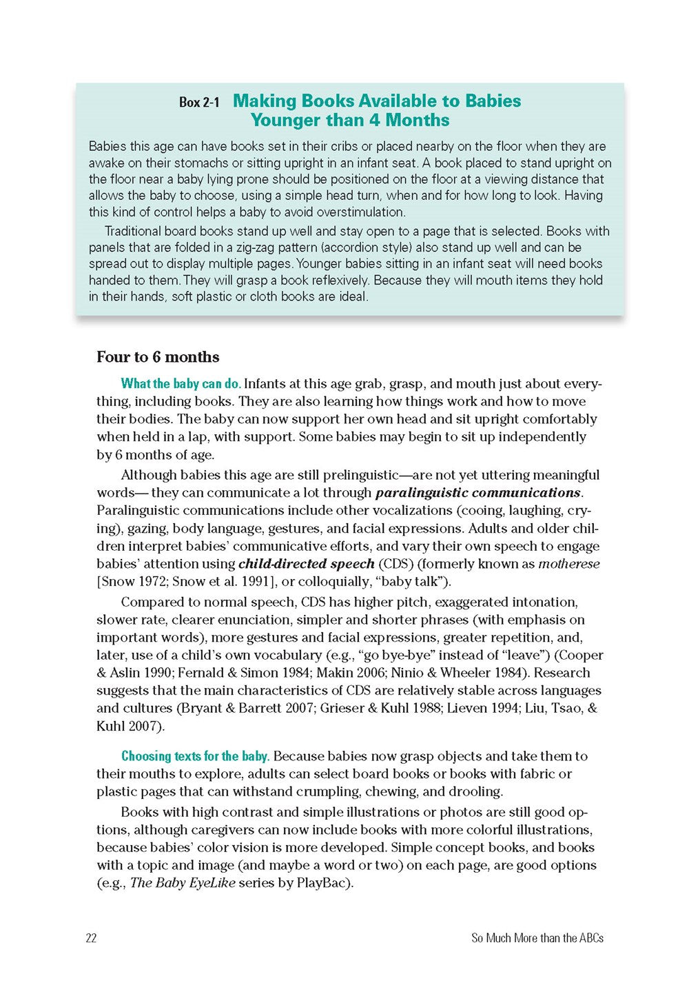 So Much More than the ABCs