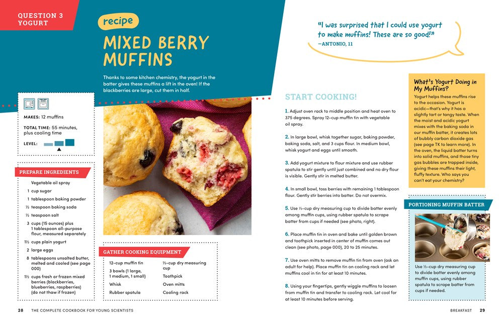 The Complete Cookbook for Young Scientists: Good Science Makes Great Food: 70+ Recipes, Experiments, & Activities (Young Chefs Series)