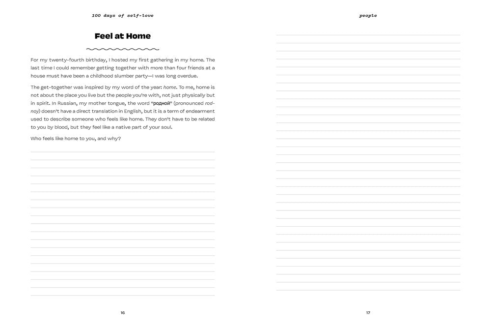 100 Days of Self-Love: A Guided Journal to Help You Calm Self-Criticism and Learn to Love Who You Are