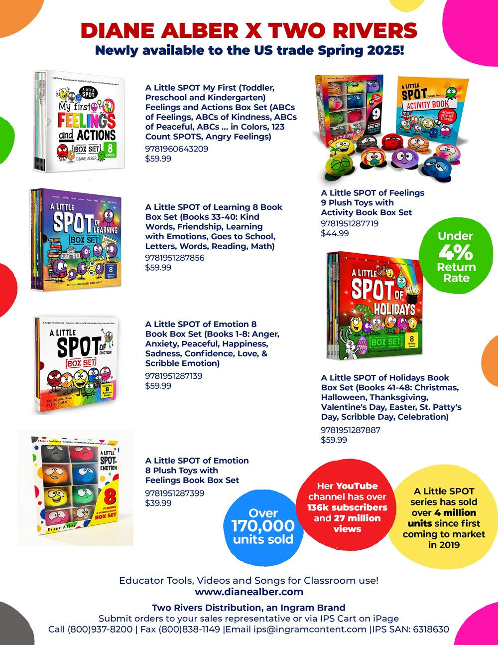 A Little SPOT of Feelings 9 Plush Toys with Activity Book Box Set