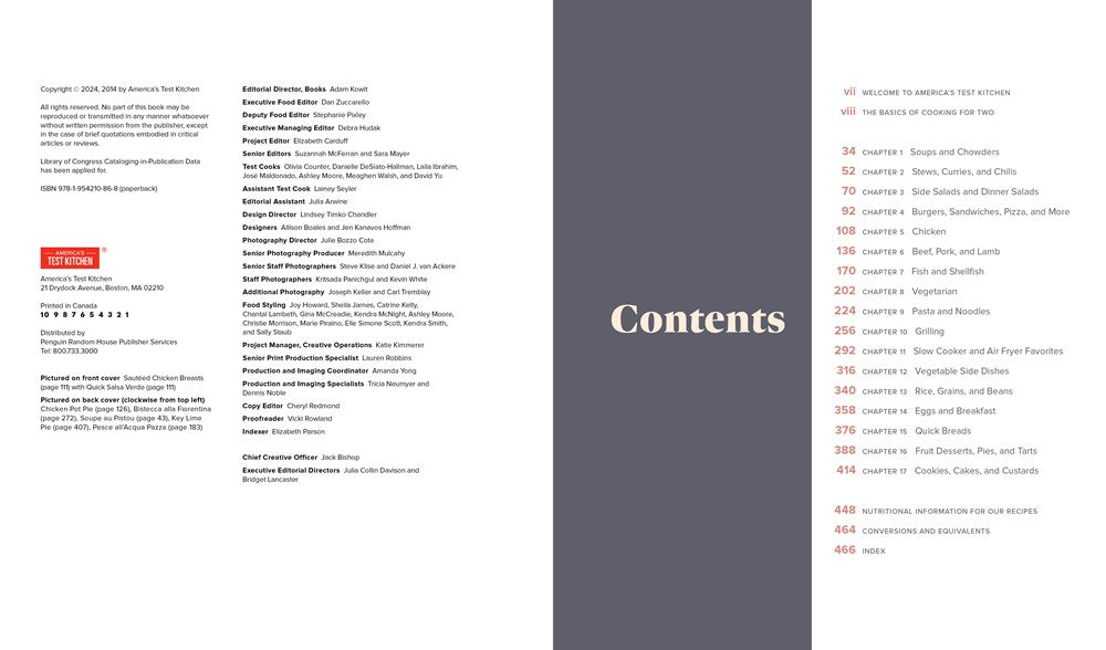 The Complete Cooking for Two Cookbook, 10th Anniversary Edition: 700+ Recipes for Everything You'll Ever Want to Make