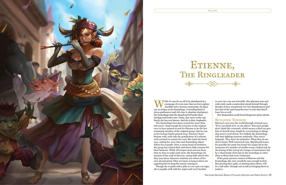 The Game Master's Book of Villains, Minions and Their Tactics: Epic new antagonists for your PCs, plus new minions, fighting tactics, and guidelines ... RPG adventures (The Game Master Series)