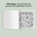 Embrace the Beauty: An Adult Coloring Book with Inspirational Quotes and Frameable Wall Art