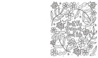 Embrace the Beauty: An Adult Coloring Book with Inspirational Quotes and Frameable Wall Art