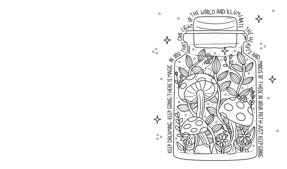 Embrace the Beauty: An Adult Coloring Book with Inspirational Quotes and Frameable Wall Art
